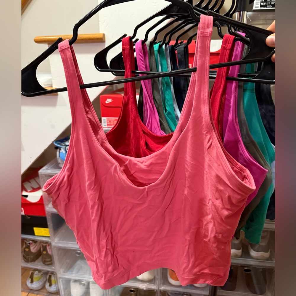 Lululemon align tank guava pink size 14